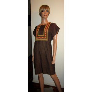 NWT Missoni S Italy Iconic Cotton Weave Blend Shift Dress Size Small